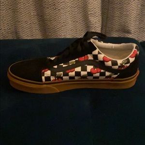 Old Skool Cherry Checker Vans 🍒